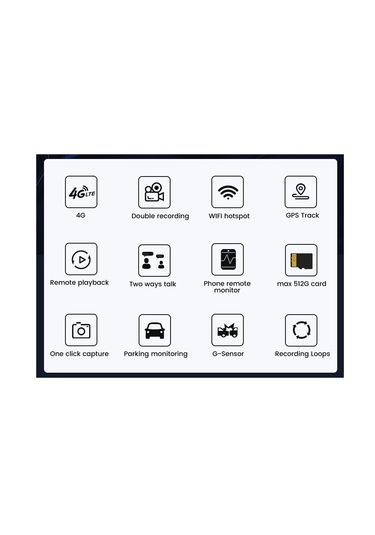 Hb-30 Yeni 4g Uzaktan İzlemeli 2k Araç Kayıt Kamerası