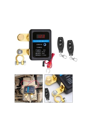 Besthome1 Araba İçin Kill Switch Verimli Güç Çift-uzaktan-kumanda, Kırmızı, Model X, Boyut Y, Otomobil Ve Off-road