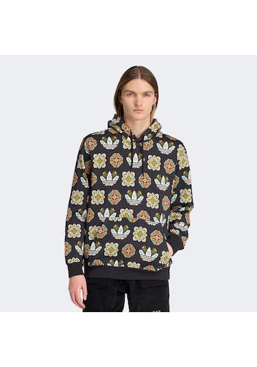 adidas Graphic Lo Hd Erkek Siyah Sweatshirt Jw1085  Siyah