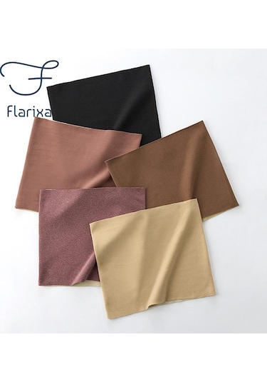 Kahverengi Flarixa Dikişsiz Karın Wrap Bel Eğitmen Vücut Şekillendirme Kadın Alman Peluş Termal Zayıflama Kemeri Doğum Sonrası Düz Göbek Destek Kemeri