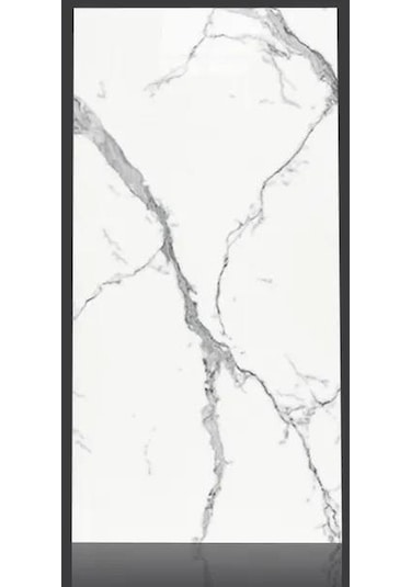 60x30cm Shiny Net Gri Mermer Desenli Yapışkanlı Karavan Prefabrik Banyo Wc Duvar Kaplama Paneli