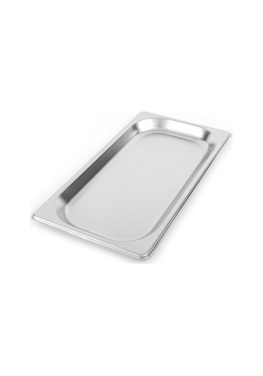 Gastronorm Küvet Paslanmaz Çelik Gn 1/3 - 20 Mm Gümüş