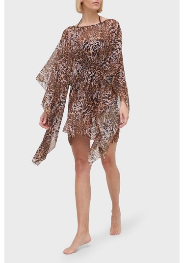 Guess Kadın Kimono E4gk05 Wdw82 P122 Leopar