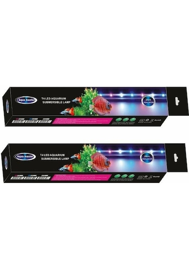 Aqua Master Akvaryum Su İçi Led Lamba 20 Cm Pembe-Beyaz