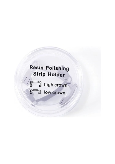 2 Adet/takım Diş Reçine Parlatma Şerit Tutucu Yüksek Taç Düşük Taç Diş Taşlama Zımpara Şekillendirme Parlatma Yardımcısı Araçları