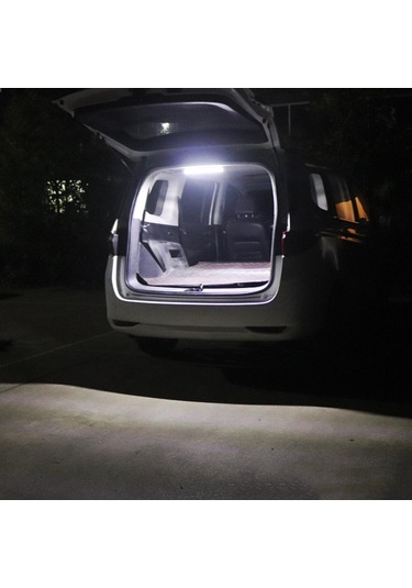 jmsstore 72 Led Işık Şeridi Çubuğu 12v-80v Kamyon Otobüs Okuma Lambası Kabin Rv Işıkları Açma/kapama Anahtarı