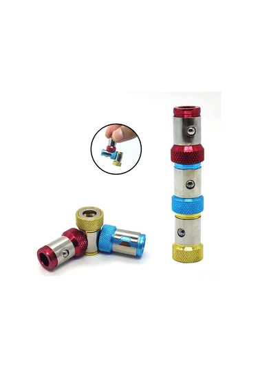 Ximistore9 Profesyonel Manyetik Vida Halkası - Çelik Bıçak Ucu Sabitleyici 3'lü Paket