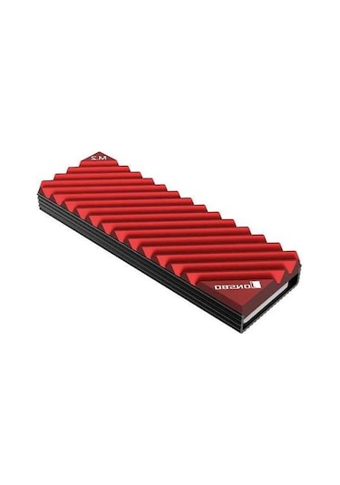Besthome1 M.2 2280 Ssd Soğutucu, Alüminyum Isı Emici, Termal Pedli, Araçsız Tasarım, Kırmızı