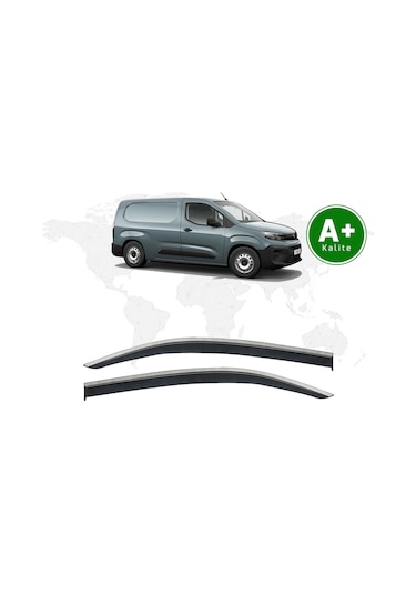 Opel Combo Kromlu Cam Rüzgarlığı 2 Li 2024 Model Ve Sonrası