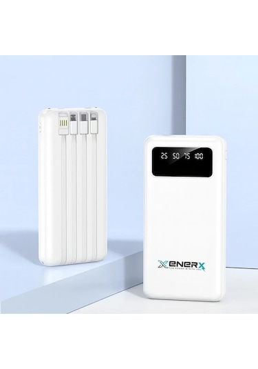 Enerx Enr-p20dc 20000 Mah 2.1 Amper Dahili Kablolu Powerbank Siyah 5570