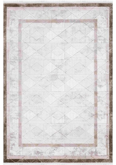 Vivaldi Nüans 1047 Vizon Serisi Akrilik Salon Oturma Yatak Odası Halısı Vizon