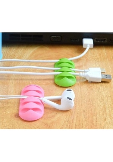 Kablo Tutucu 5 Kanallı 3 Adet Renkli