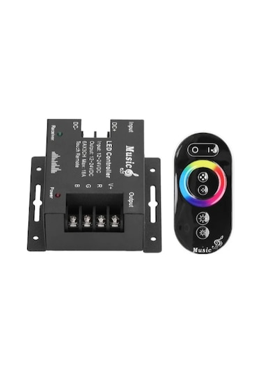 Dokunmatik Touch RGB Şerit Led Kumanda Müzik Ses Kontrol Devresi