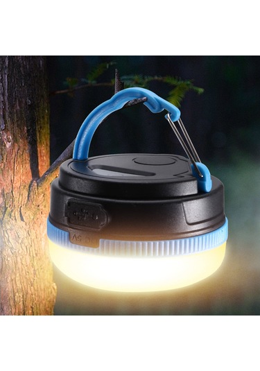 Kamp Çadırı Işığı Led Çadır Asılı Işık Taşınabilir Asılı Işık Mavi