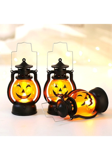 Geeroyoo Halloween Dekorasyon Led Kıvırcık Işığı - Dayanıklı Plastik Balkabak Şekilli, Taşınabilir Kanca Tasarımı, Parti Ve Festivaller İçin Diğer