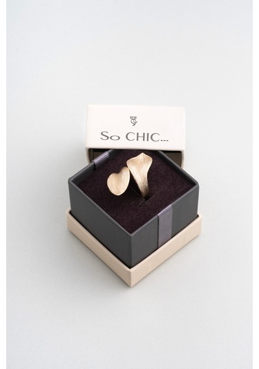 Serena Parıltısı 18 Ayar Sarı Altın Kaplama Gümüş Yüzük Sarı