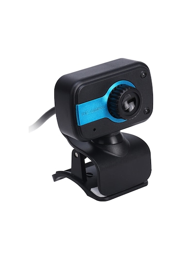 Padalink Usb 2.0 Usb Kamera, Siyah-mavi, Otomatik Kurulum, 1.45m Kablolu, Yüksek Kaliteli Mikrofon, 360 Dönebilen Lens, Video Konferans/ders İçin