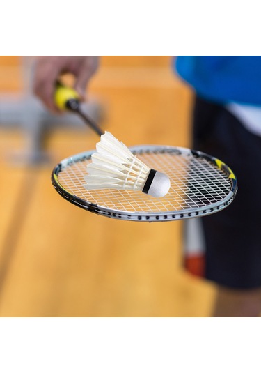 Geeksen Leıjıaer Profesyonel/başlangıç Seviyesi 12 Adet Toptan Badminton Topu - Dayanıklı Tüylü, Hızlı Ve Rüzgar Direncili, İç/ön Dış Kullanım