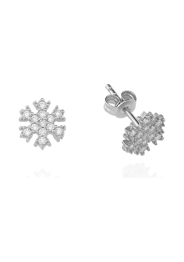 Glorria Gümüş Kar Tanesi Küpe N11.31023