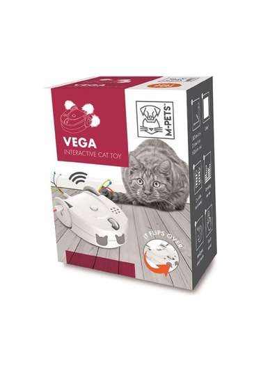 M-Pets Vega İnteraktif Kedi Oyuncağı Beyaz