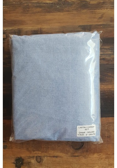 Maki Home Polycotton Mavi 160x200 Çift Kişilik Lastikli Çarşaf Mavi