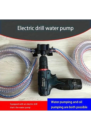 Xuweiwei Black Mini Manuel Kendinden Emişli Pompa Bahçe Sulama Ev Kullanımı Dayanıklı Taşınabilir