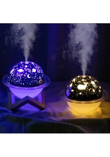 Hava Nemlendirici Aroma Difüzör Projektör Humıdıfıer 250ml