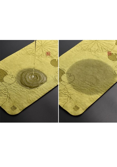 Çok İşlevli Emici Çay Havlusu Bardak Altlığı - Kırmızı