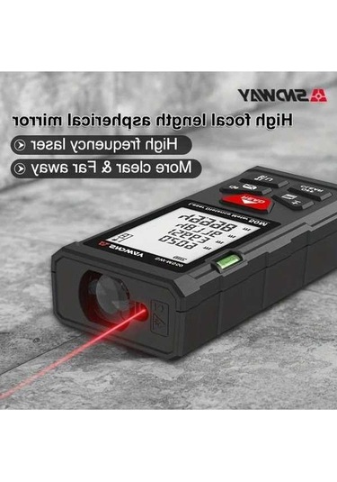 Besthome1 Dream011 Snwy Lazer Ölçer 100m 328.08 Fit Ekran Baloncuk Seviyesi Sürekli Ölçüm Profesyonel