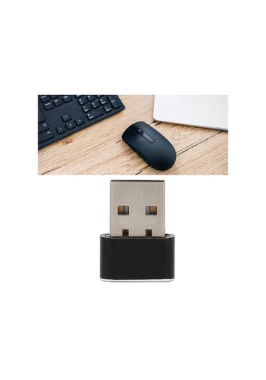 Vkemall Usb Fare Hareketlendirici, Otomatik Rastgele Hareket, 3 Yol, Bellek Fonksiyonu, Usb Portundan Koruma, Pc/laptopu Uyandırık, Sürücü Gereksiz, Siyah