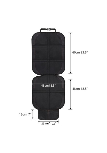 Ulzyvf Su Geçirmez Bebek Koltuğu Koruyucu - Kalın Pedli, Cepli, Evrensel Boy, Pratik