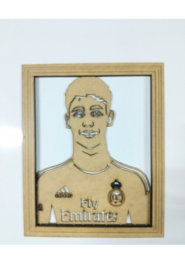 Real Madrid Arda Güler Temalı Led Aydınlatmalı Duvar Çerçevesi
