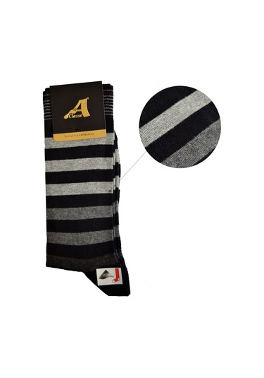 A Classe Çizgili Erkek Çorap