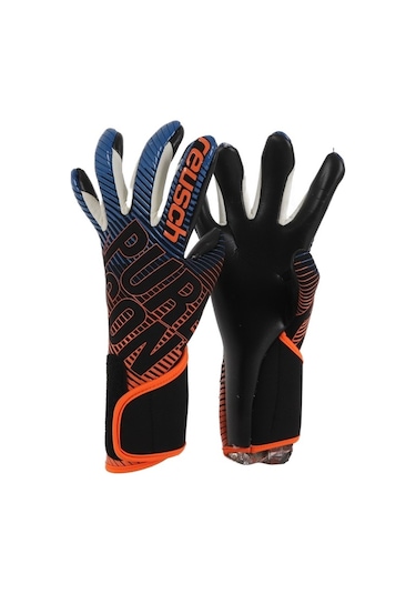 Elamco Lateks Futbol Kaleci Eldiveni Profesyonel Futbol Topu Kaleci Eldivenleri Yetişkinler Kalınlaşmış Turuncu