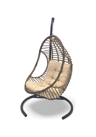 Wellagarden Haliç Rattan Salıncak Kahve