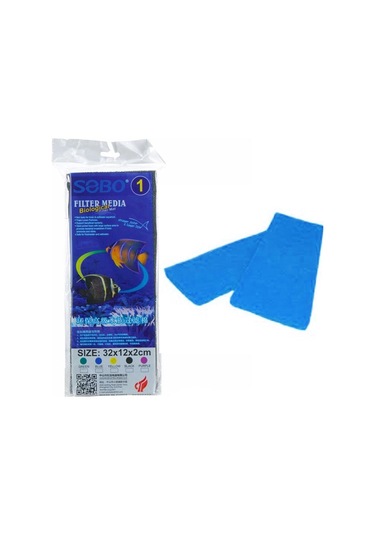 Nrzsnt Sobo Filtre Süngeri 32x12x2 Mavi