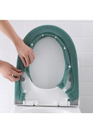 Pembe Kalın Klozet Yumuşak Sıcak Mat Kapak Pad Yastık Banyo Yeni Kapakları