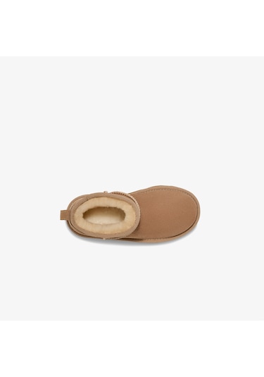 Ugg Classic Ultra Mini Çocuk Krem Bot Düz 1130750k Krem