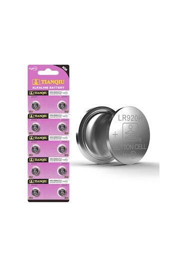 Tianqiu AG6 LR920H/371A 1.5V Alkalin Düğme Pil 10'lu