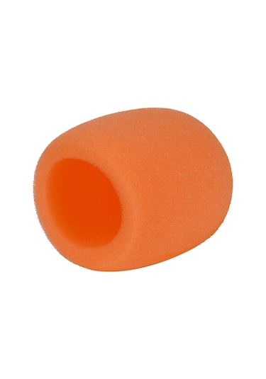 Yaleker Turuncu Mikrofon Sprey Kılıfı, Ktv Ve Kumaş İçin, 76mm Yükseklik, 60mm Dış Çap, Tekli Paket