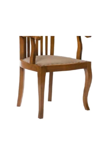 Bengimobilya Sandalye Zus108 Torna Çıtalı Model Tam Kolçak Kayın Retro Iskelet