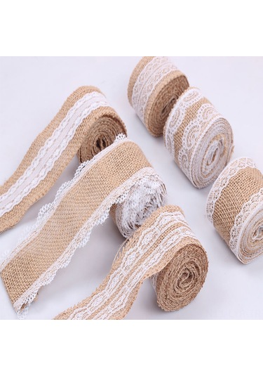 Ranyeek 2m Uzunlukta 5cm Genişlikte Paspas + Pudra Dokulu Dıy El İşleri, Noel, Düğün Dekorasyonları, Geri Stili Süs Malzemesi - G Modeli