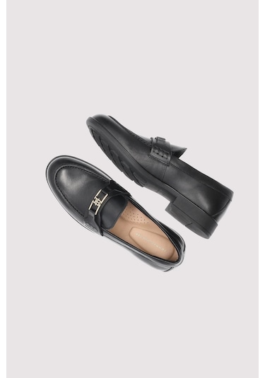 Tommy Hilfiger Kadın Loafer Ayakkabı Fw0fw08705bds Siyah