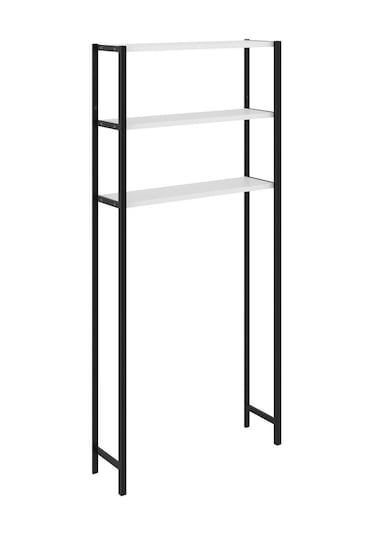 Nova Çamaşır Makinesi Üstü Düzenleyici Raf Banyo Dolabı Rafı Makina Üstü Dolap Raf Beyaz