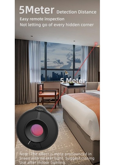 Createtech 5pcs Kamera Dedektörü Kızılötesi Gözetleme Önleyici Kablosuz, Güvenli Korumalı