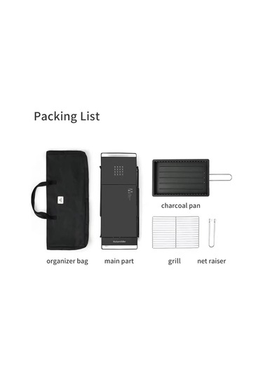 Naturehike Grill Barbecue + Karlanabilir Masalı Sandstone Gri