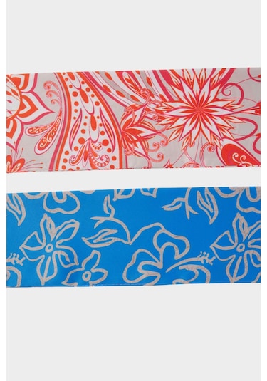 Defacto Kadın Desenli 2li Fular G0505axnskr1 Çok Renkli