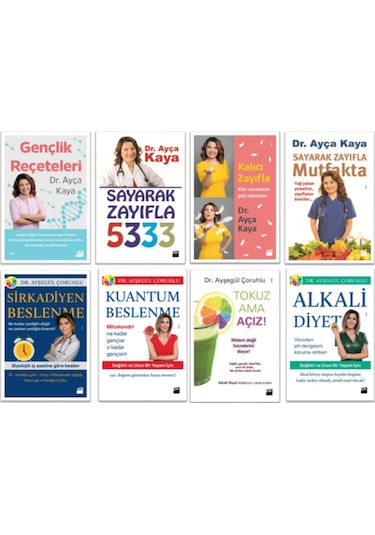 Diyet Seti 8 Kitap - Ayça Kaya - Ayşegül Çoruhlu