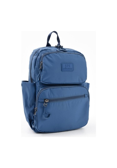 Ultra Hafif Şik Ve Su Geçirmez Orta Boy Sırt Çantası Mavi Model: 571-13-9d MAvi