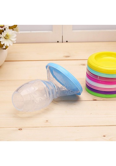 Sarı Manuel Emzirme Pompası Manuel Anne Sütü Silikonu Süt Şişeli